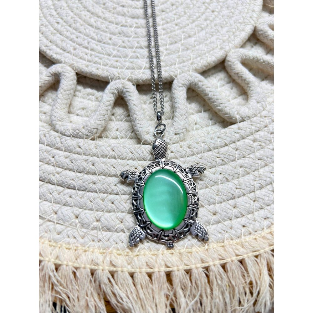 Ketting Schildpad Muntgroen