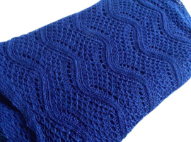 Sjaal Crochet Blue