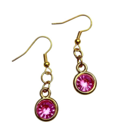 Oorbellen Bling | roze