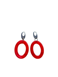 Oorbellen LunaLoops Fuchsia