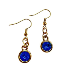 Oorbellen Bling | l.blauw