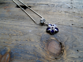 Ketting Flower Paars