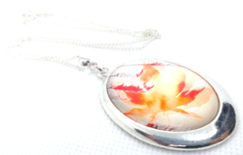 Ketting Floral Feather