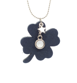 Ketting Klaver Dark Denim