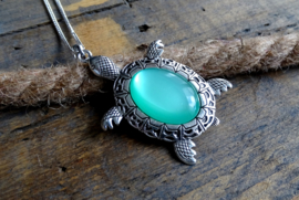 Ketting Schildpad Turq