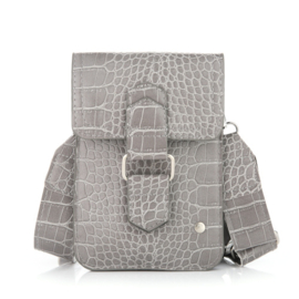 Crossbodytas Croco | Grijs