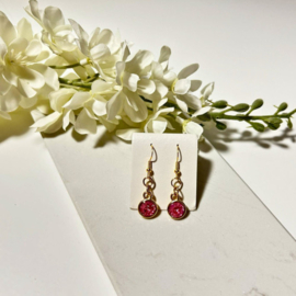 Oorbellen Bling | roze