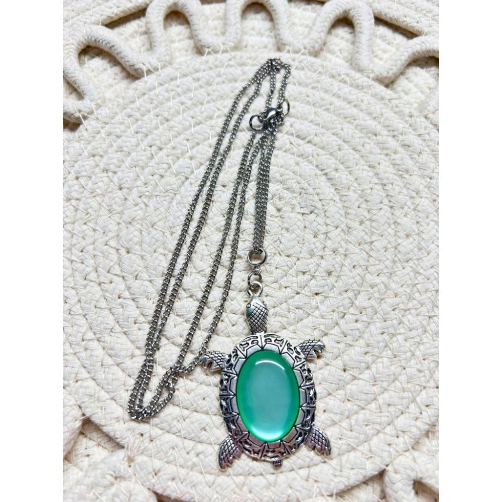 Ketting Schildpad Muntgroen