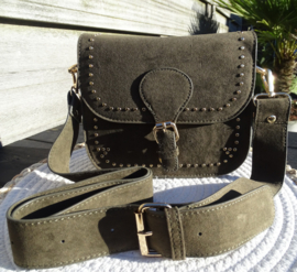 Crossbodytas Country Olijf