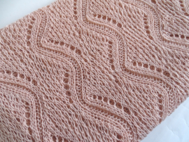 Sjaal Crochet Roze