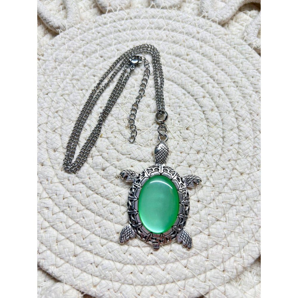 Ketting Schildpad Muntgroen