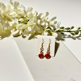 Oorbellen Bling | fuchsia