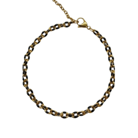 2 Love It Noir enkelbandje