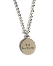 Ketting Niet Reanimeren RVS  60 cm
