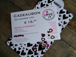 Cadeaubon 15,-