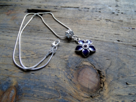 Ketting Flower Paars