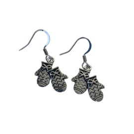 Oorbellen Winter Handschoen