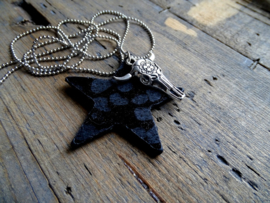 Ketting Ster Black