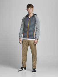 Jack & Jones - Multi Quilted Jacket - Grey Melange