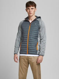 Jack & Jones - Multi Quilted Jacket - Grey Melange