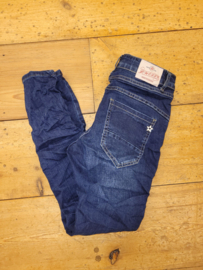 Jewelly Jeans - Dark Used met sierknopen