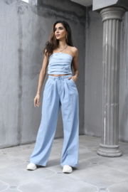 Monday - Wide Leg Pants - Stone Used