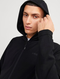 Jack & Jones - Hoodie met rits - Black