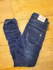 Jewelly Jeans - Dark used met sierknopen