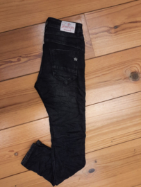 Jewelly Jeans - Met ritsjes - Denim Black used