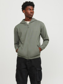 Jack & Jones - Hoodie met rits - Agave Green