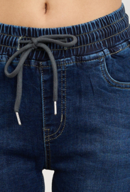 Ana & Lucy - Jeans Elastische Taille - Dark Stone Used