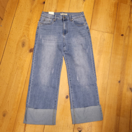 Novo Creation - Crop Wide Leg - Stone Used