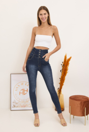 Ana & Lucy - Jeans Super High Waist - Dark Used