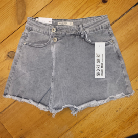 Hello Miss - Skort - Grey Denim