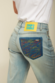 Toxik3 - Wide Leg Pant - Graffiti pocket