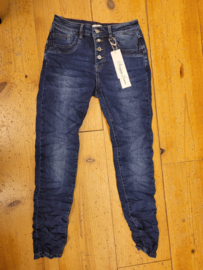 Jewelly Jeans - Blue met sierknopen