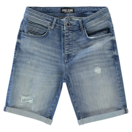 Cars Jeans - Denim Shorts Tazer - Stone Used Damage