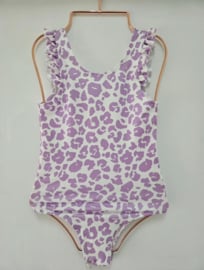Swimwear leopard purple