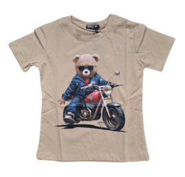T-shirt motor beige