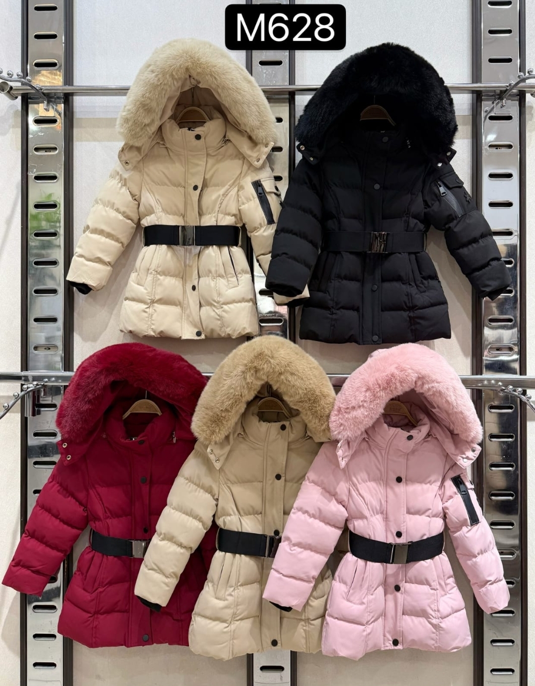 Keep it warm winterjas pink