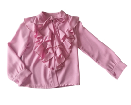 Ruffle blouse sugar pink