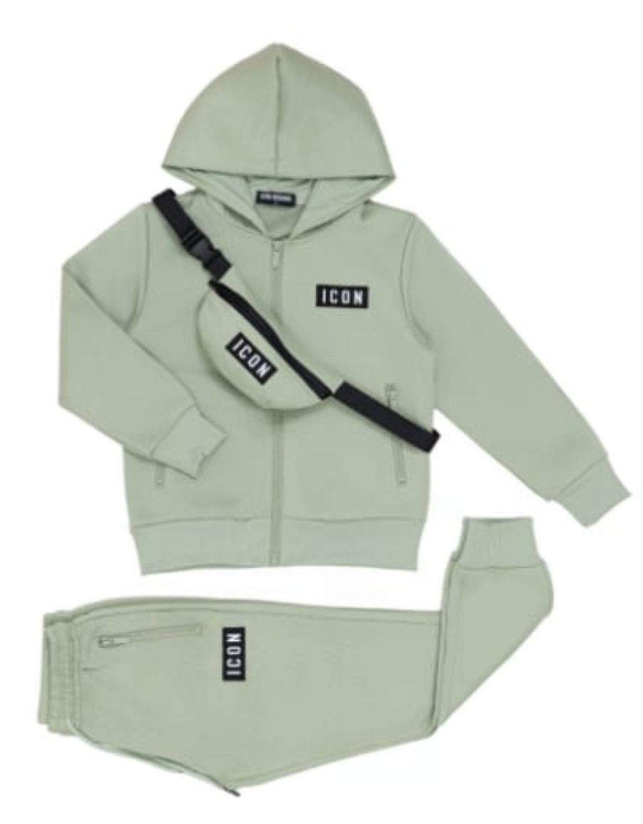 Icon set soft green