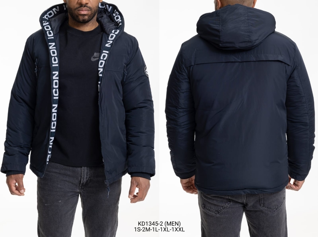 Heren winterjas icon 5 navy
