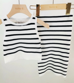 Summer set stripe white