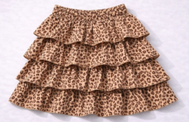skirt leopard beige