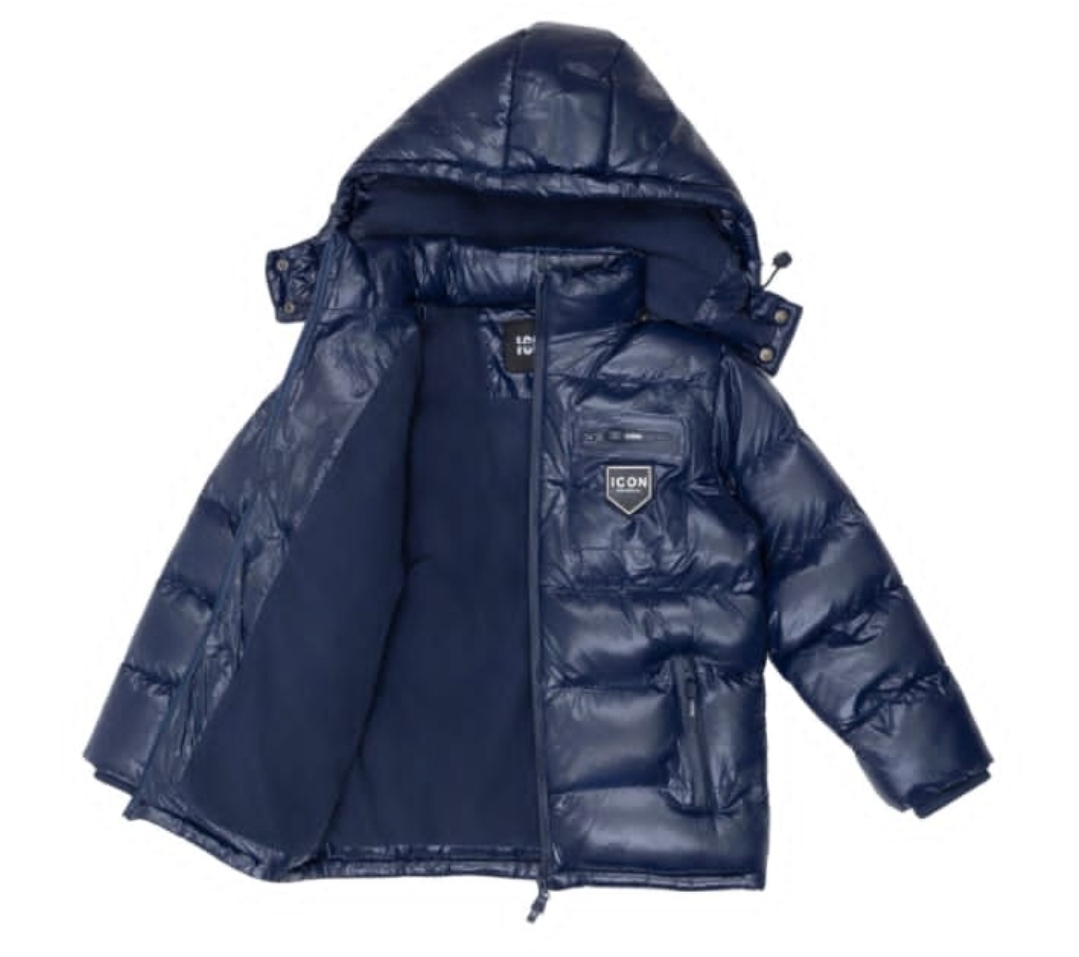Icon winterjas navy