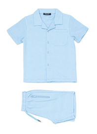 Boys set blouse short blue