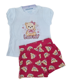 Little girls set bear rood
