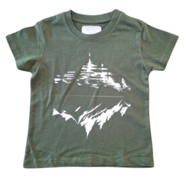 Yven shirt mountain reflection green