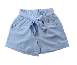 Short roezel licht blauw